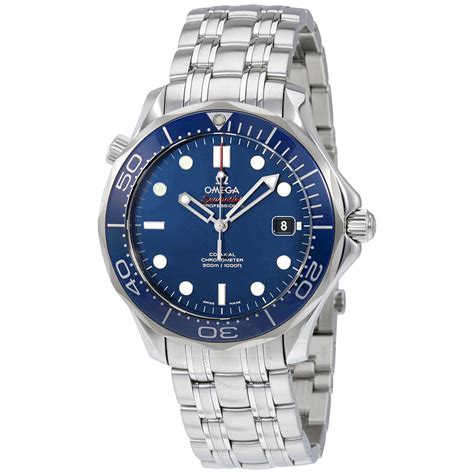 omega big blue automatic mens watch|omega watches automatic chronometer.